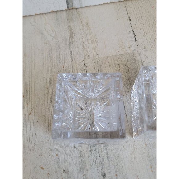 Waterford‎ religious votive Angel LED Crystal tea light candle holder set - Picture 7 of 9